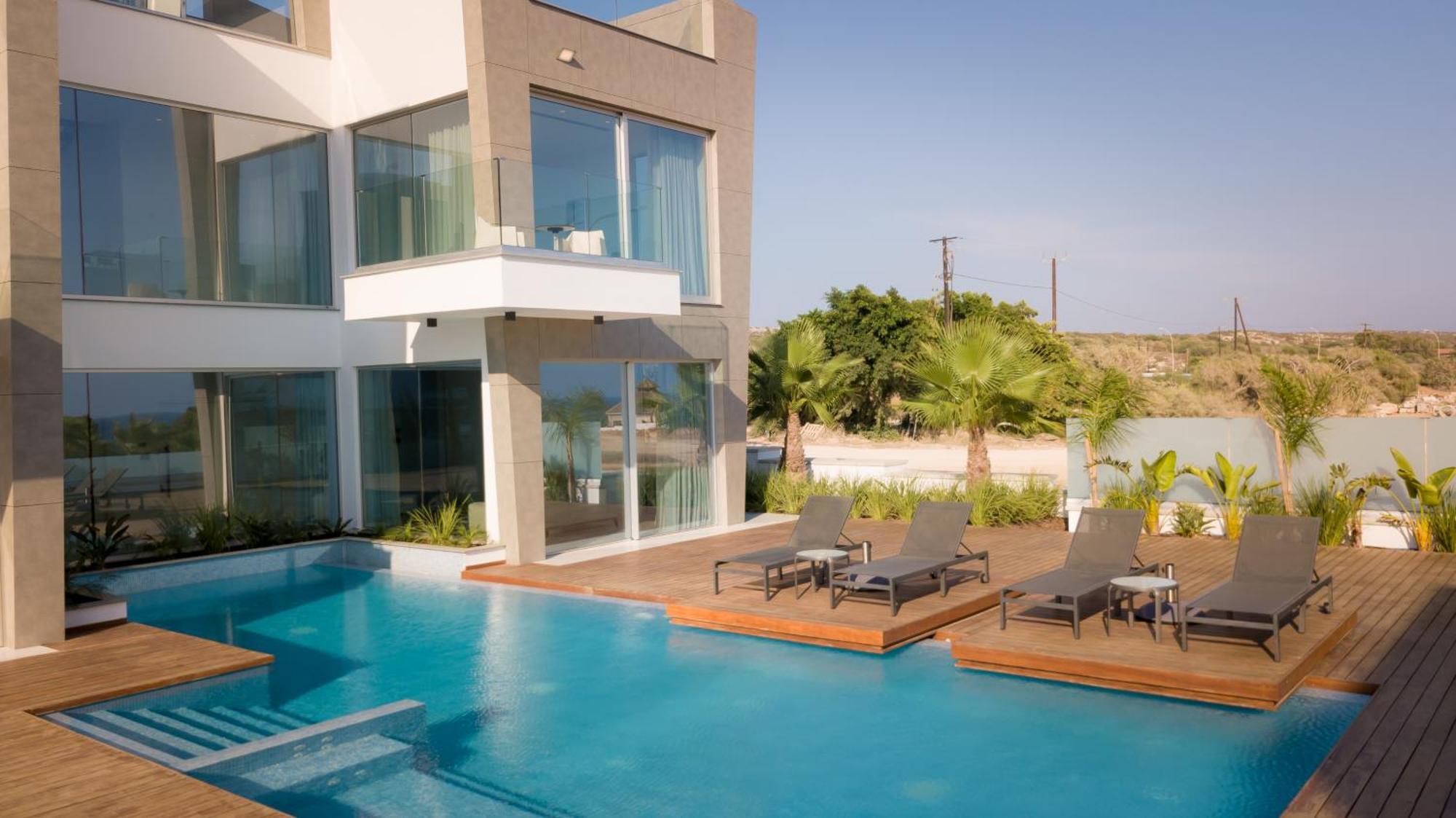 Seaview Luxury Villas Ajía Nápa Kültér fotó