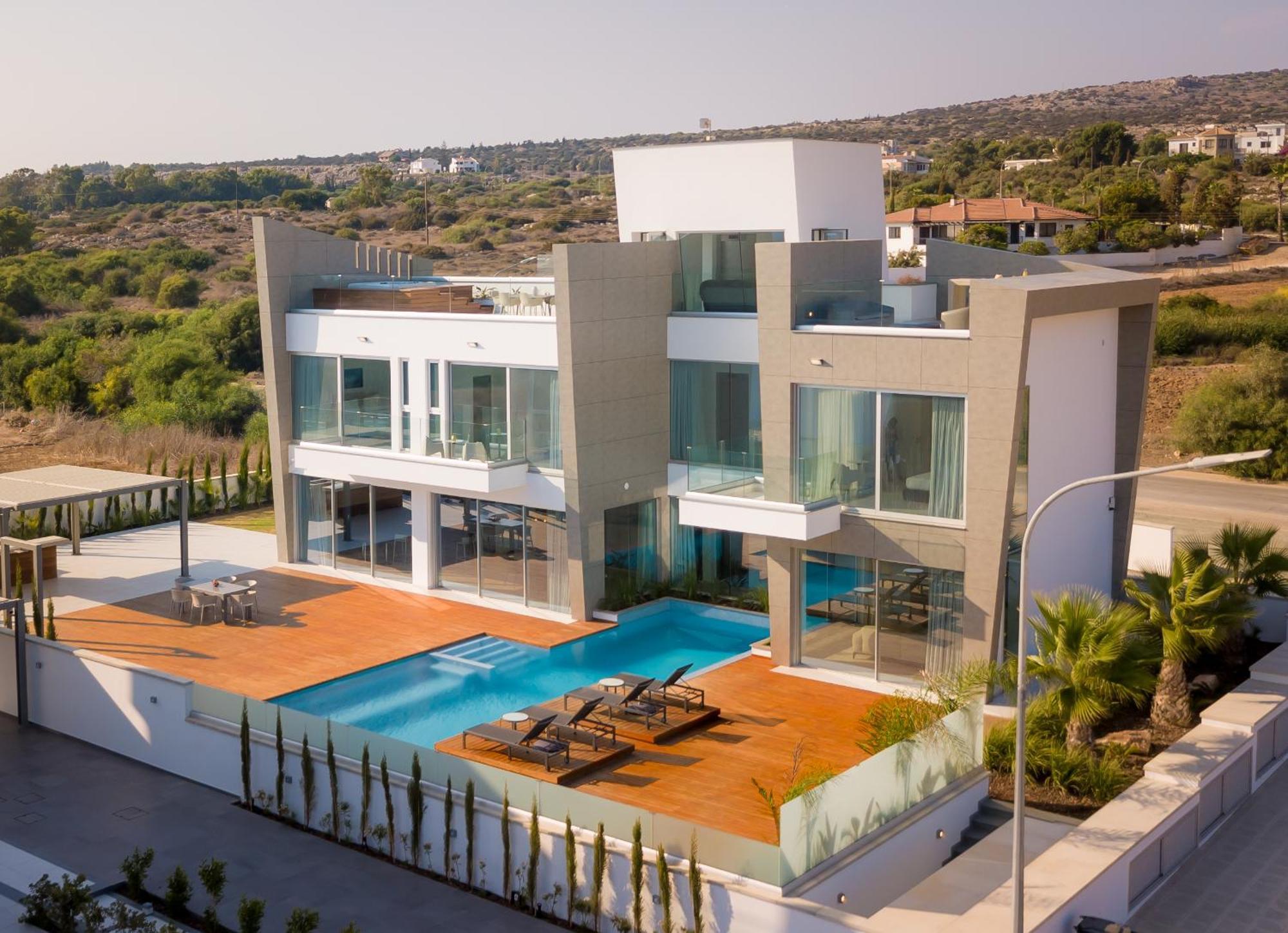 Seaview Luxury Villas Ajía Nápa Kültér fotó