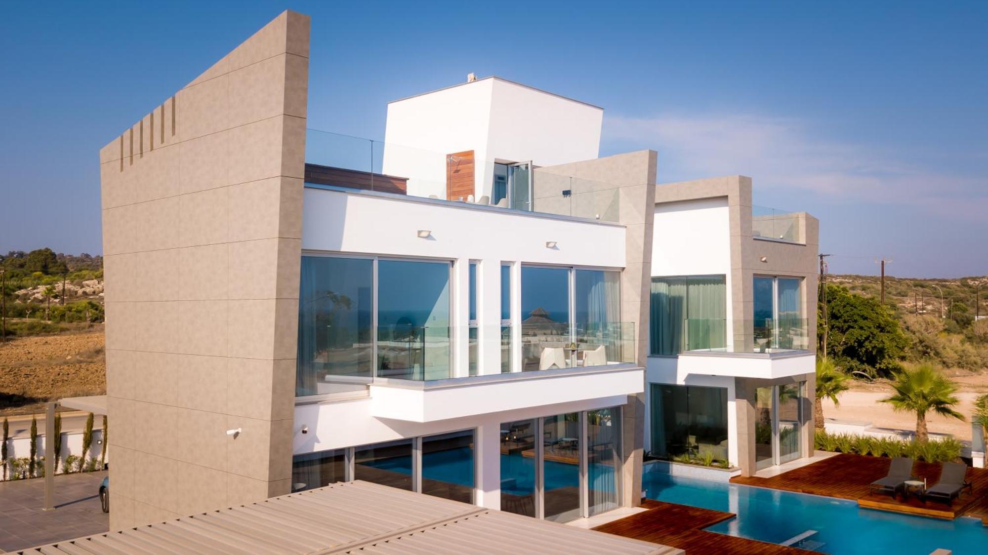 Seaview Luxury Villas Ajía Nápa Kültér fotó